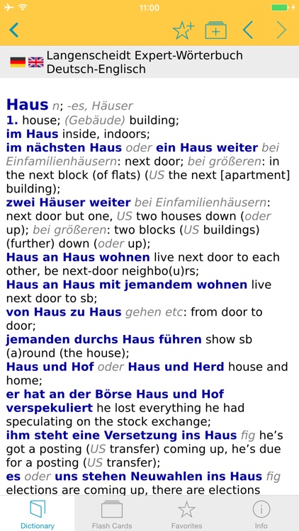 German <-> English Talking Dictionary Expert