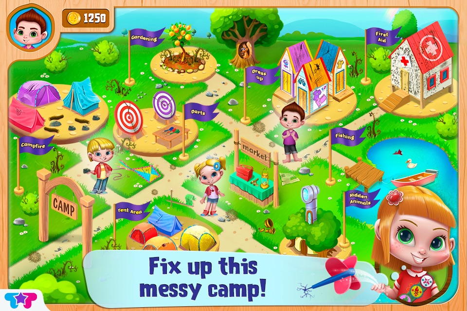 Messy Summer Camp - Outdoor Adventures for Kids screenshot 3