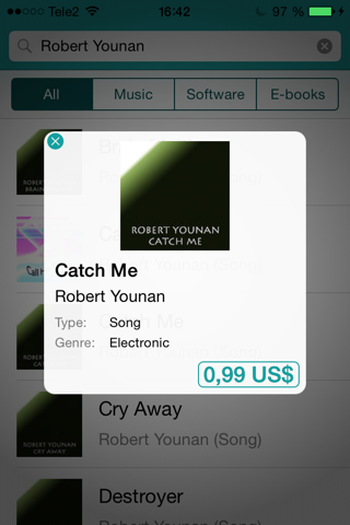 Song Store Search screenshot 2