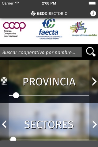 Geodirectorio Faecta screenshot 2