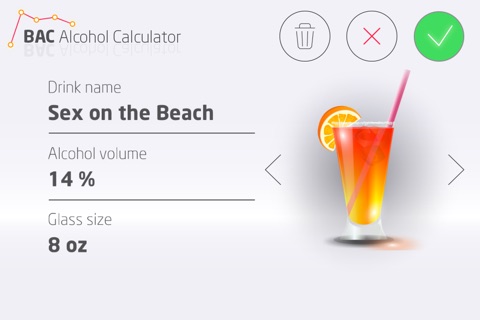 BAC Alcohol Calculator Free screenshot 4