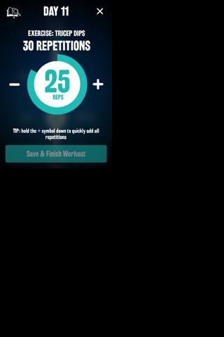 Men's Tricep Dip 30 Day Challenge screenshot 3