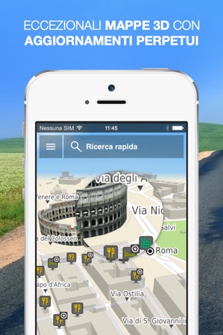 NLife Italy - Navigazione GPS, traffico e mappe offline screenshot 2