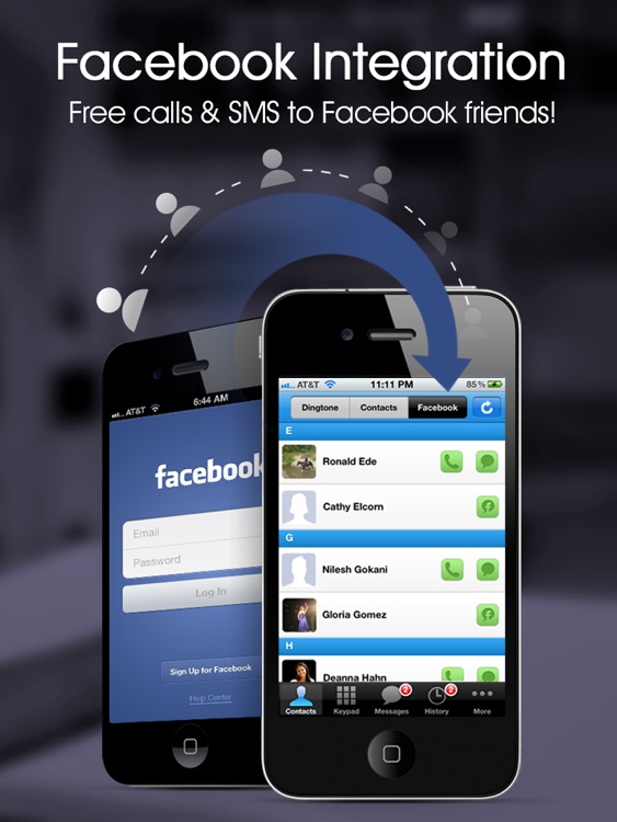 Dingtone Free Phone Calls & Text Messaging with Cheap International Calling and Texting for iPad screenshot-4