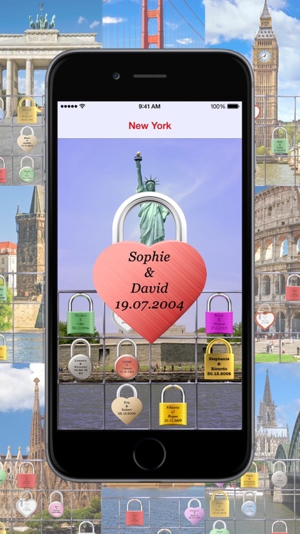 LoveBridge App - Love lock virtual