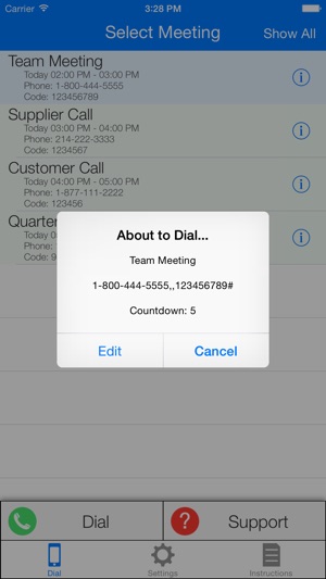 Dial My Meeting(圖1)-速報App