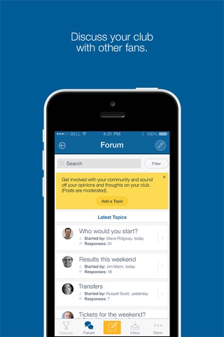 Fan App for Bristol Rovers FC screenshot 2