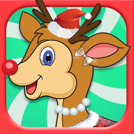 Reindeer Dress Up Maker - It's Christmas Eve Ready to pull Santa 's Sleigh FREE icon