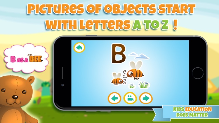 Learn alphabet and letter - ABC learning game for toddler kids & preschool children