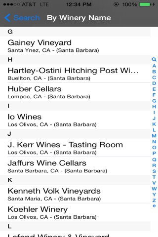Central Coast Winery Finder screenshot 3