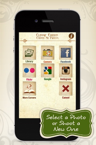 Corner My Photos - Classic Edition - Add beautiful vintage photo corners to your pictures. screenshot 2