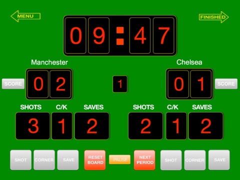 ScoreKeeper Soccer HD screenshot 3