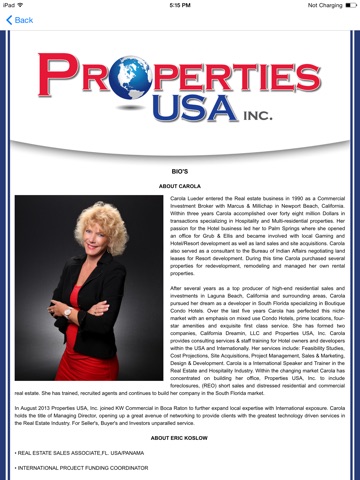 Properties USA HD screenshot 2