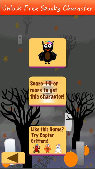 How to cancel & delete Spooky Critters - Halloween Copter Flight Challenge Free from iphone & ipad 3