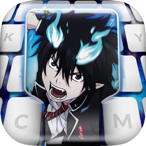 KeyCCMGifs – Manga & Anime : Keyboard Gifs , Animated Stickers and Emojis Art “ Blue Exorcist “ icon