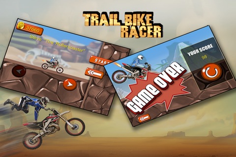 Trail Bike Racer - Unreal Dirt Motor Cycle Stunts screenshot 3
