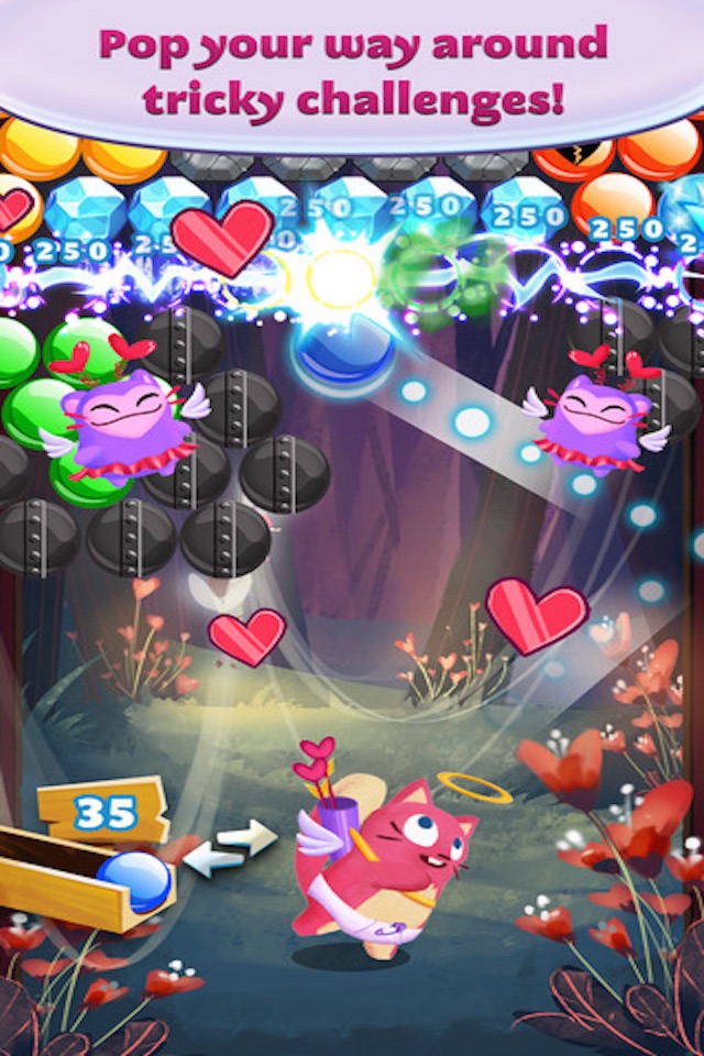 Bubble Pop - shooter heroes rescue pet witch screenshot 4