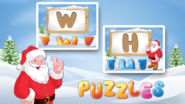 Letters with Santa Free - Kids Learn Alphabet and Letters(圖2)-速報App