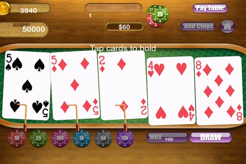 3x Mega Jackpot Poker Blitz - world betting card game screenshot 2