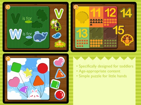 Puzzles For Toddler - Sea, Alphabet screenshot 2