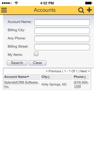 SplendidCRM Mobile Client screenshot 4