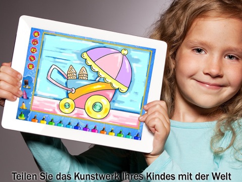 Kids Coloring & Painting World - advanced colouring game for artistic children screenshot 2