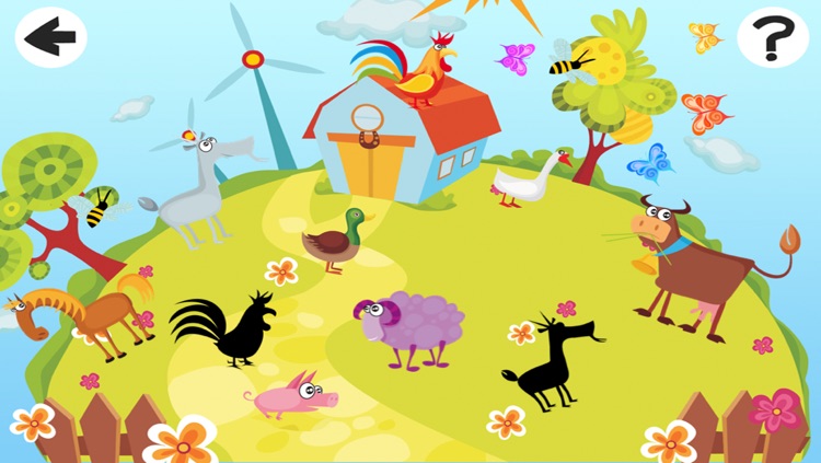 Animated Kids Game: Many Farm Animals Baby Puzzle-s in one App screenshot-4