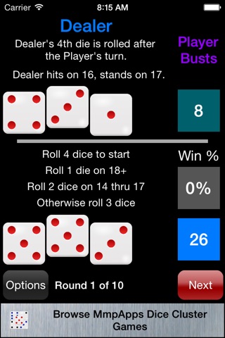 Blackjack Dice screenshot 2