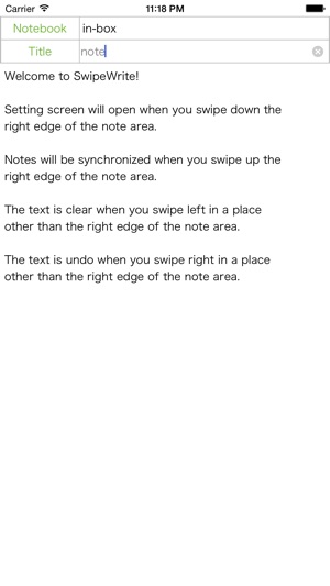 SwipeWrite - Quick Notes to Evernote -(圖1)-速報App