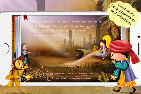 Aladdin and the Magical Lamp by Story Time for Kids screenshot 2