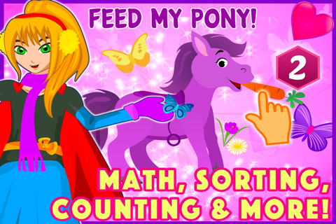 Valentine’s Princess Preschool Daycare - Free Educational Games for kids & Toddlers to teach Counting Numbers, Colors, Alphabet and Shapes! screenshot 3