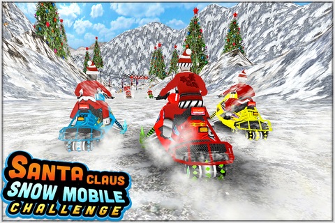 Snowmobile Santa Racing screenshot 2
