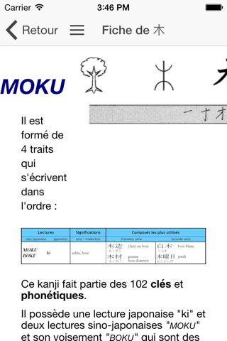 Kanji Memento et dictionnaire screenshot 3