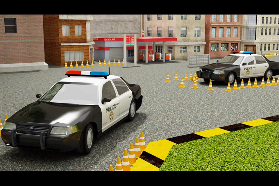 Real Cop Car Parking Simulator - City Police Truck SUV Driving Test Run 3D Game screenshot 2