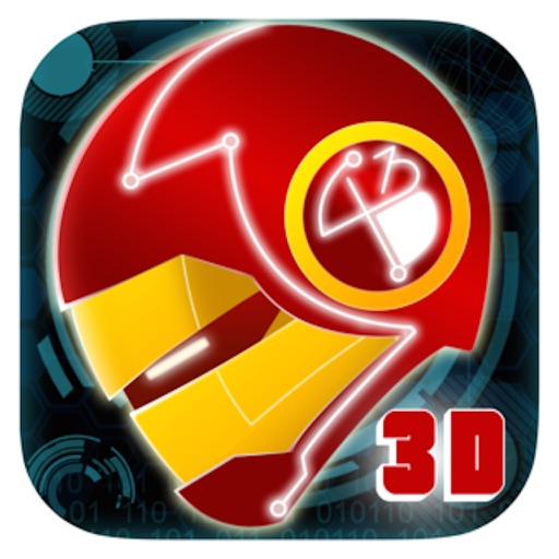 An Official Neon Rush HD FREE - 3D Super Hero Endless Run Game iOS App
