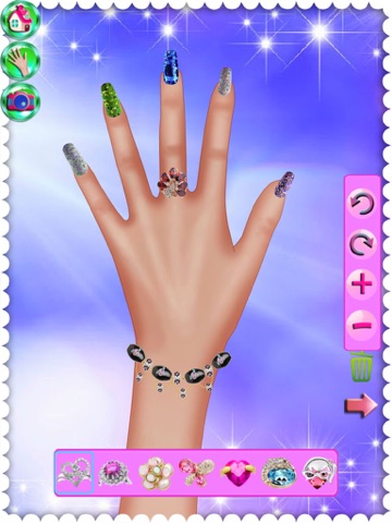 Art Diy Salon-Necklace,Bracelet,Ring,Earrings:Kids Game HD screenshot 2