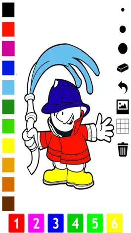 Game screenshot A Coloring Book of Occupations for Children: Learn to draw and color your dream job apk