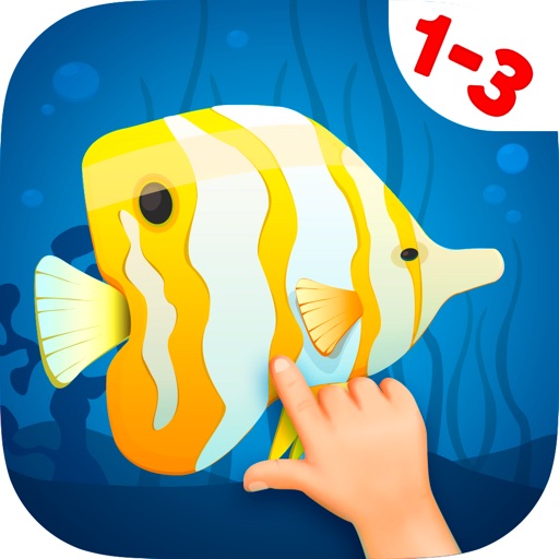 Animated Fish Jigsaw Puzzles for Kids and Toddlers Icon