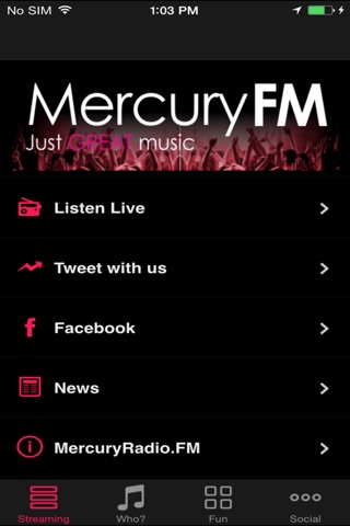 MercuryFM Spain screenshot 2