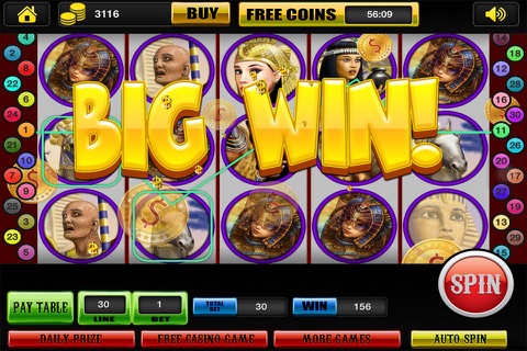 Lucky Pharaoh's Machines Fire Slots - Win Big Jackpot Casino Games Free screenshot 2