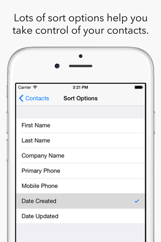 Contact Magic - Sort Address Book By Date Added, Name, Phone Number, Company and More screenshot 3