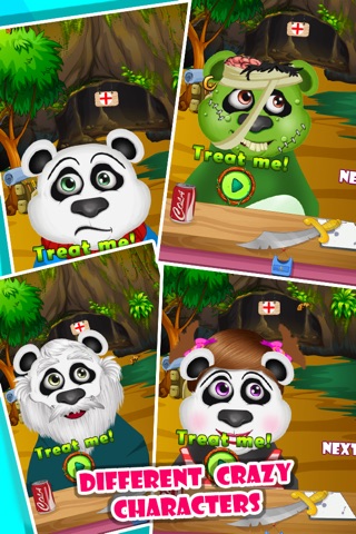 Crazy Panda Hospital – Free farm surgery and animal doctor game screenshot 3
