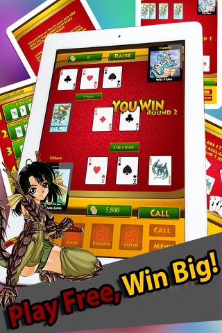 Dragon Fist II Free - The Real Poker Las Vegas Casino Game screenshot 3