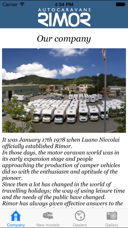 Rimor Autocaravans screenshot-3
