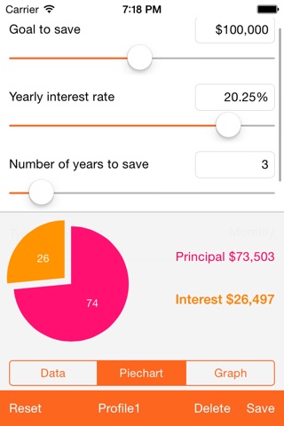Savings Calculator - Quickly Calculate Your Savings Numbers screenshot 2