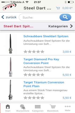 McDart.de App screenshot 3