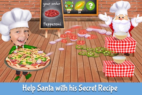 Santa Claus’ Secret Pizza Recipe - Elf Yourself  As A Pizzeria Chef  - Christmas Edition screenshot 2
