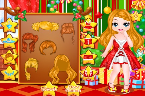 Christmas Princess Makeover - Games for Girls screenshot 2