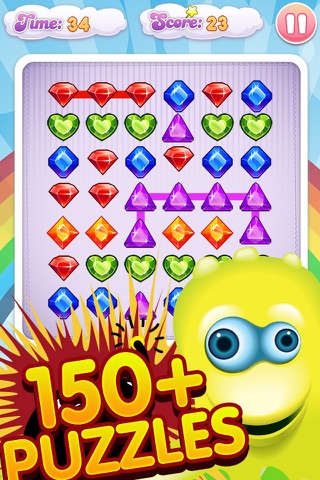 Jewel Jelly Diamond Gem Connect Dot Game for Free screenshot 2