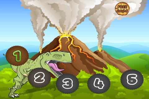 A Dinosaur Lava Jump - Cute Hoppy Monster Madness FREE screenshot 3